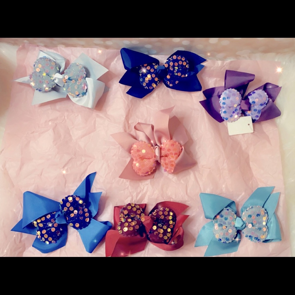 NEW Hair bow bundle lot hair accessories